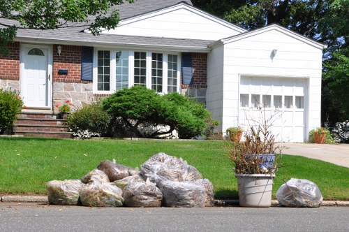 Efficient waste disposal with domestic skips